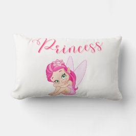 2 in 1 rosa Prinzessin Fairy Lumbar Kissen