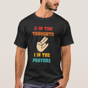 2 In den Gedanken 1 im Gebet Bekleidung Retro VI T-Shirt
