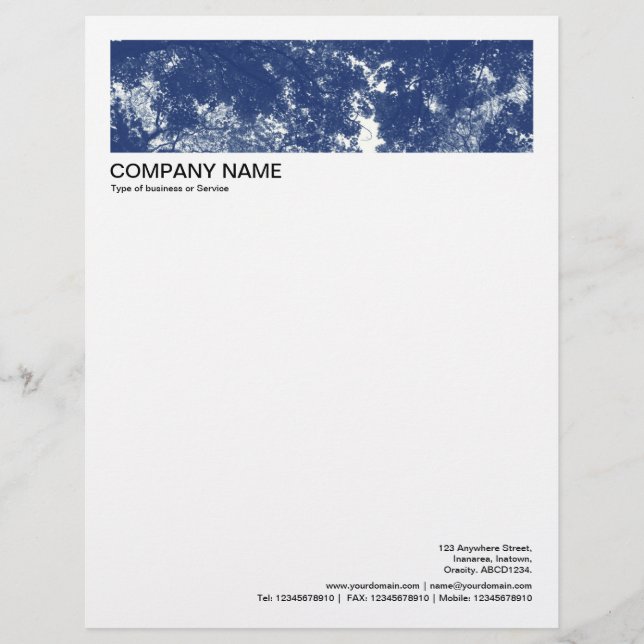 2 in der Überschrift 1/2 Zoll - in den Bäumen 02 Briefbogen (Vorderseite)