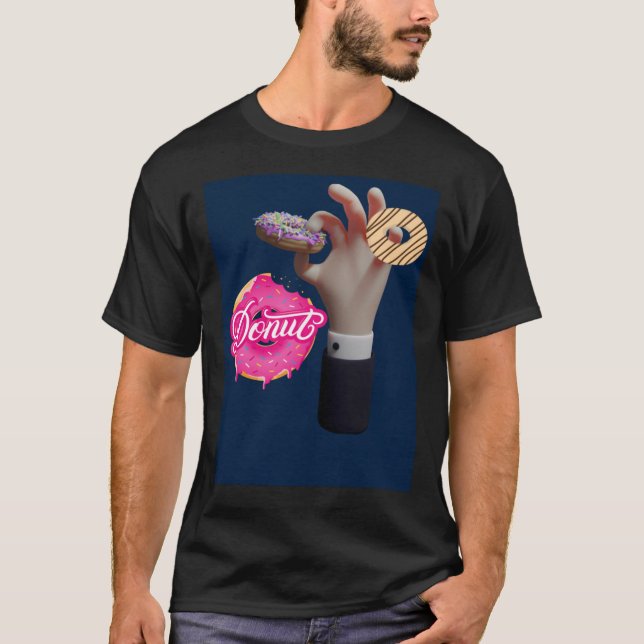 2 in Rosa 1 im Stink donut Essential T-Shi T-Shirt (Vorderseite)
