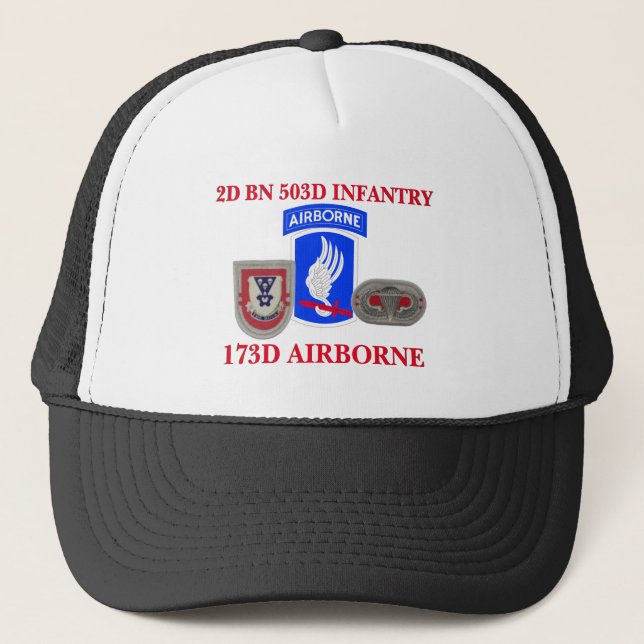 2. INFANTERIE-173. IM FLUGZEUG HUT DES TRUCKERKAPPE (Vorderseite)