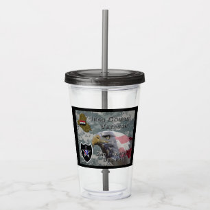 2. Infanterie Div Irak Combat Veteran Acryltrinkbecher