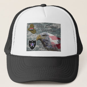 2. Infanterie-Division Irak-Kampf-Veteran Truckerkappe