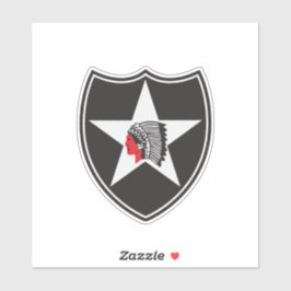 2. Infanterie Division Patch (United Staaten) Aufkleber