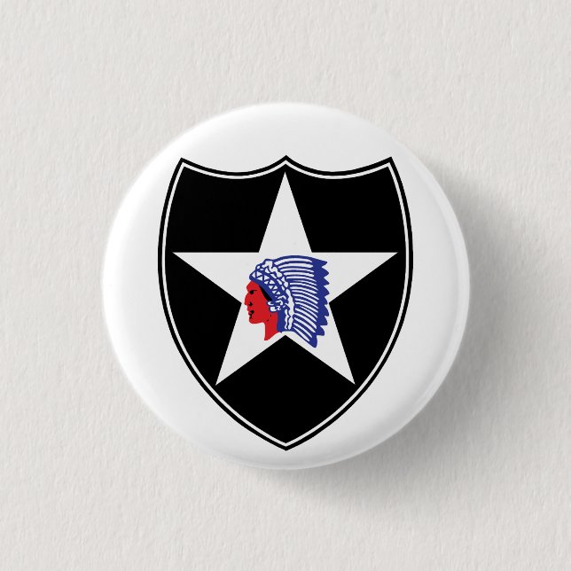 2. Infanterie Division Patch United Staaten Button (Vorderseite)