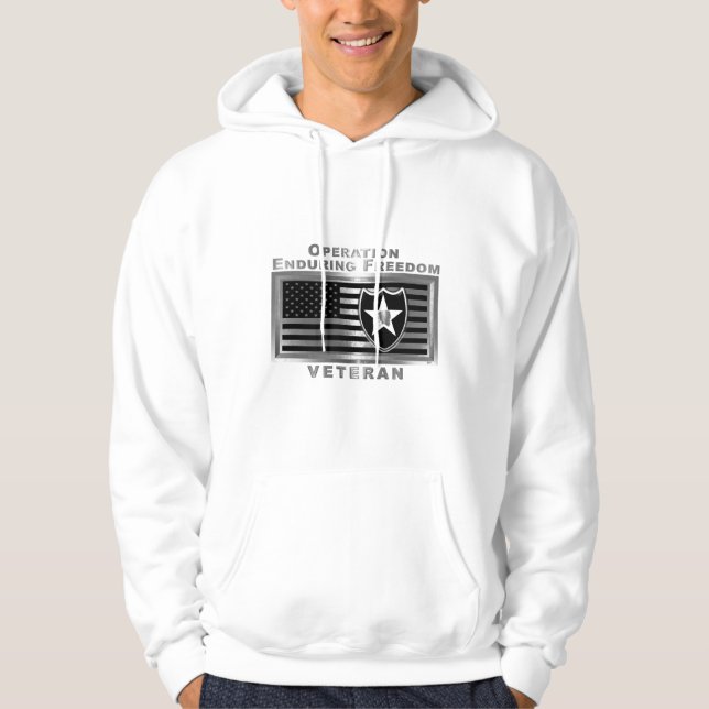 2. Infanterieabteilung OEF Veteran Hoodie (Vorderseite)