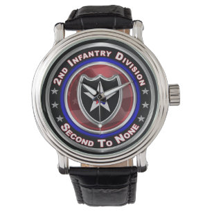 2. Infanterieabteilung "Zweiter bis keiner" Armbanduhr