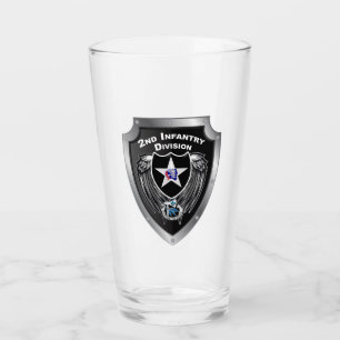 2. Infanteriedivision “Indianhead Div Glass Cup Glas