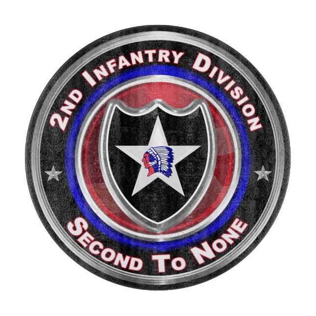 2. Infanteriedivision “Second To None” Schneidebrett (Vorderseite)