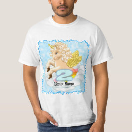 2 Jahre alt Geburtstag Einhorn T-Shirt
