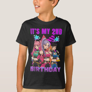 2 Jahre alte Geburtstags-KP-Kinder 2. Geburtstag M T-Shirt