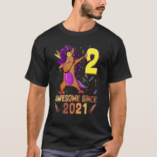 2 Jahre alte Geschenke nach dem Dabbing Einhorn 2. T-Shirt