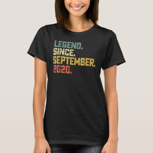 2 Jahre alte Legende Seit September 2020 2. Geburt T-Shirt