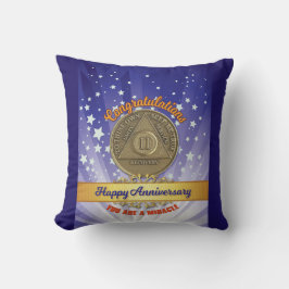 2 Jahre INDIVIDUELLE NAME OM Jubiläum Sie sind ein Kissen