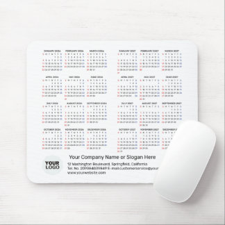 2-Jahres-Kalender 2026 - 2027 Firmengeschenk SONNT Mousepad