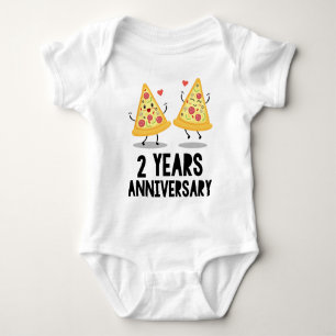 2. Jahrestag 2 Jahre Baby Strampler