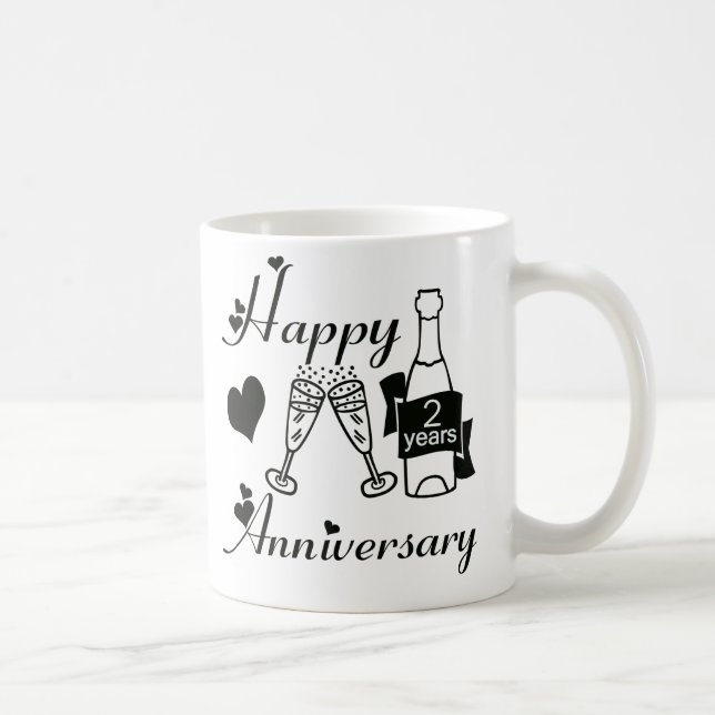2. Jahrestag Kaffeetasse (Rechts)