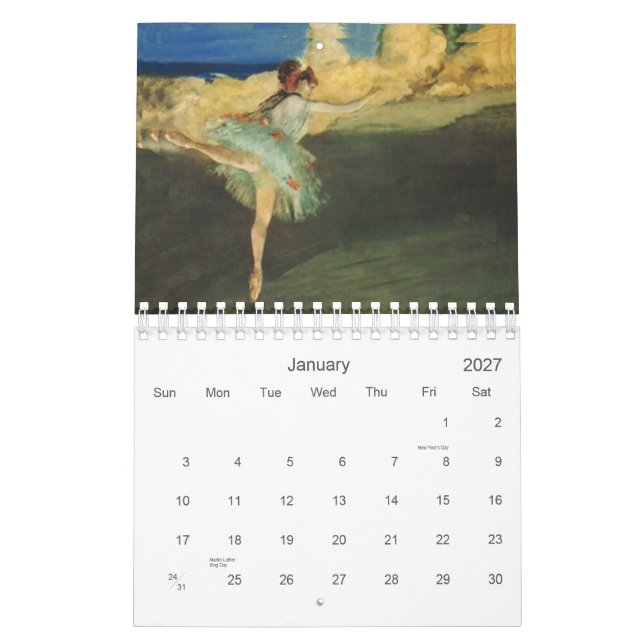 2-jähriger Kalender (Jan 2027)