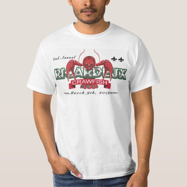 2. Jährliches Ricardeux Panzerkrebs-Blutgeschwür T-Shirt (Vorderseite)