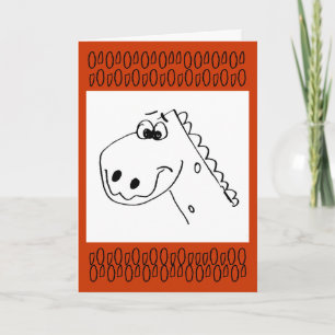 2 Jr. Geburtstag Dinosaurier (Farbe: ich) Karte