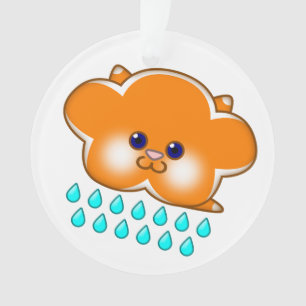 2 Katzenwolken - reversibel Ornament