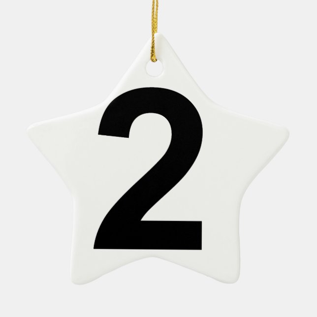 2 KERAMIK ORNAMENT (Vorne)