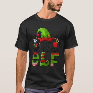 2. Klasse Elf-Lehrer Weihnachtselfen-Pyjamas Xmas T-Shirt