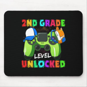 2. Klasse freigeschaltet Zurück zur Schule Zubehör Mousepad