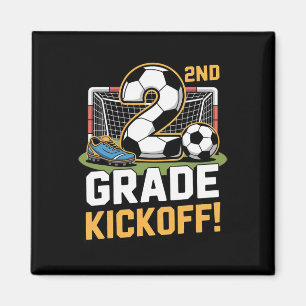 2. Klasse Fußball-Kickoff Byck Zurück Zur Schule K Magnet