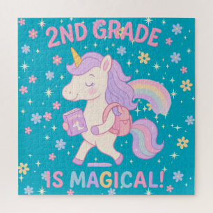 2. Klasse ist magisch zurück zur Schule Einhorn