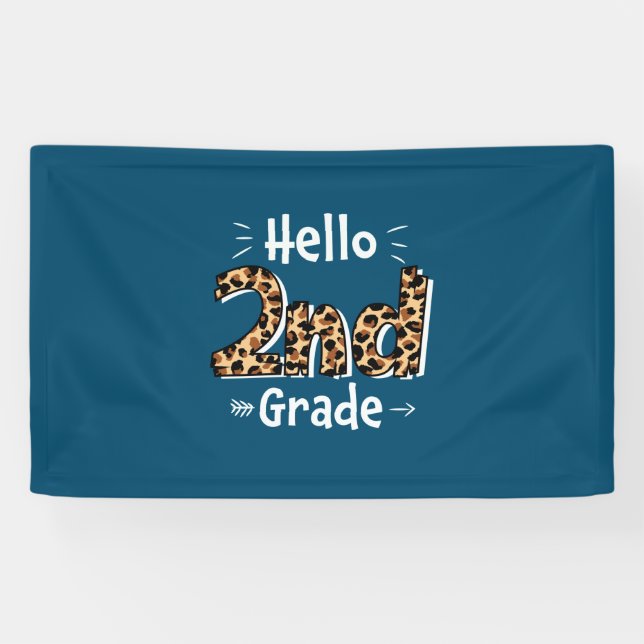 2. Klasse Lehrer Hallo Leopard 2. Klasse Banner (Horizontal)