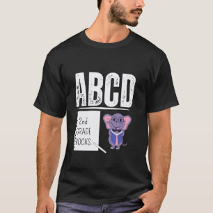 2. KLASSE ROCKT Bleistift ABCD Lehrer Zurück zur S T-Shirt