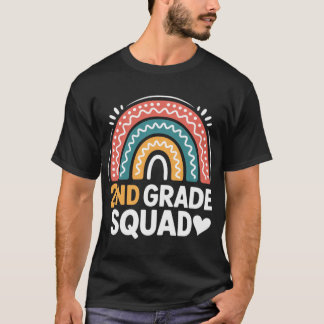 2. Klasse Squad Backo Schule Zweitklassenlehrer Gi T-Shirt