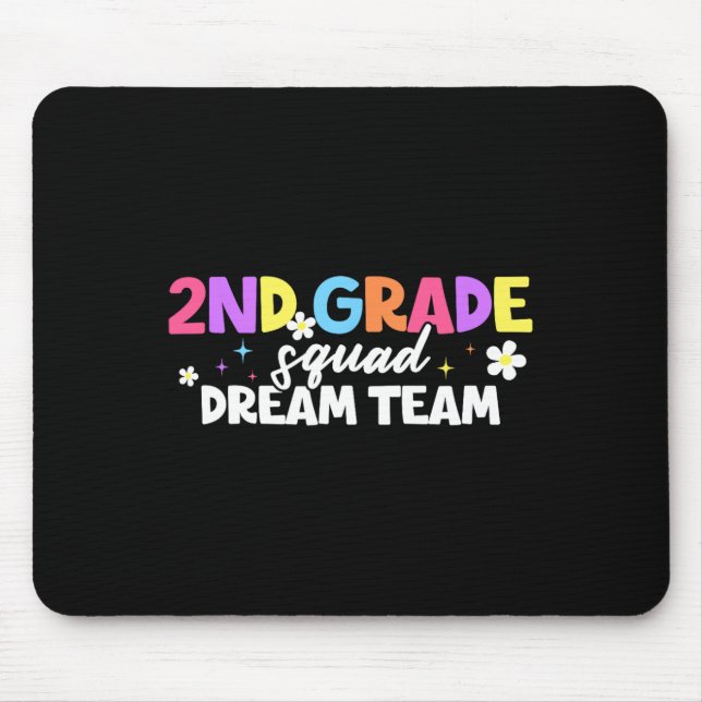 2. Klasse Squad Dream Team Lehrer Schüler Ck Zur S Mousepad (Vorne)