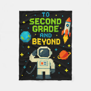 2. Klasse und weiter als Astronaut Space Boys Game Fleecedecke