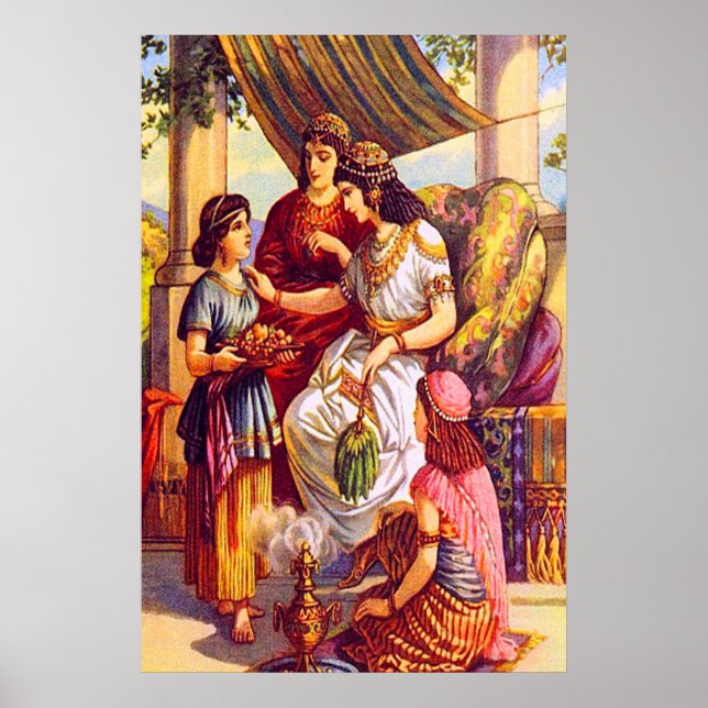 2 Könige 5 Hoffnung für Naamans Ehefrau Poster (Vorne)