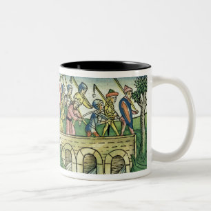 2 Königen 16 9-16 die Leute von Damaskus werden c Zweifarbige Tasse