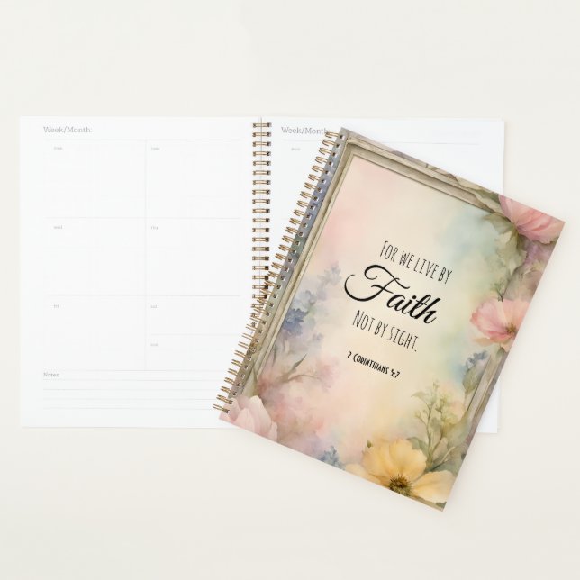 2 Korinthen 5:7 Christliche Bibelverse Kunst, Dich Planer (Anzeige)