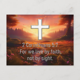 2 Korinthen 5:7 Postkarte