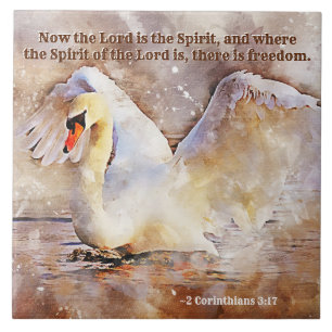 2 Korinther 3:17 ...Es gibt die Freiheit Bible Ver Fliese