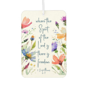 2 Korinther 3:17 Freedom Bible Verse Autolufterfrischer
