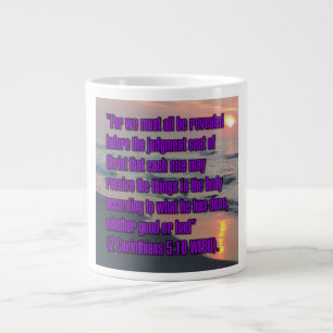 2 Korinther 5:10 WEBU-Tasse Jumbo-Tasse
