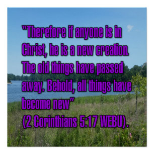 2 Korinther 5:17 WEBU Poster