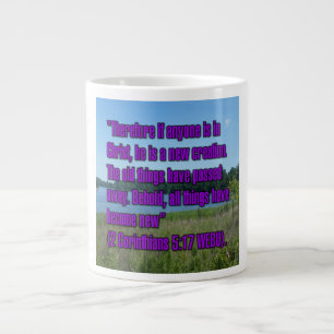 2 Korinther 5:17 WEBU-Tasse Jumbo-Tasse