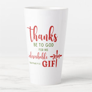 2 Korinther 9:15 Dank an die Gottessprache Milchtasse