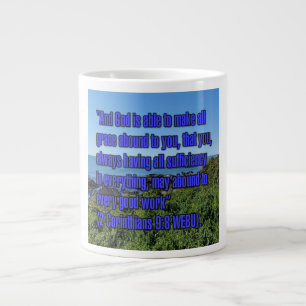 2 Korinther 9:8 WEBU Tasse