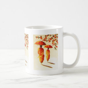 2 laotianische buddhistische Mönche Kaffeetasse