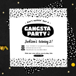 2 Legit to exit, 90s Hip Hop Geburtstag Einladung