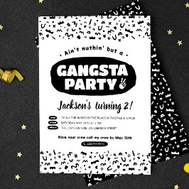 2 Legit to exit, 90s Hip Hop Geburtstag Einladung