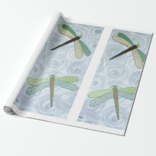 2 Libellen #1 Geschenkpapier